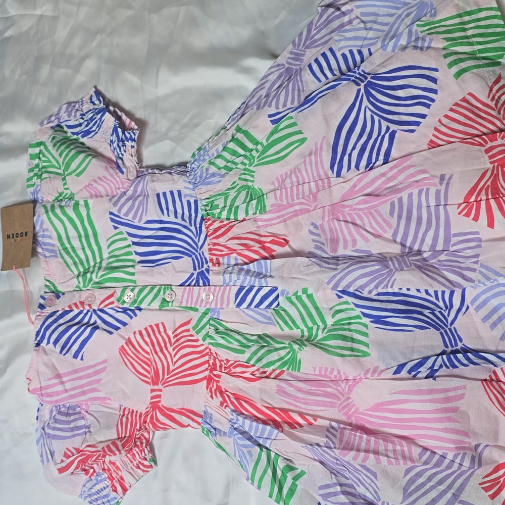 Mini Boden Madeline Woven Dress Size 3-4 Years Old NwT. - Picture 7 of 9